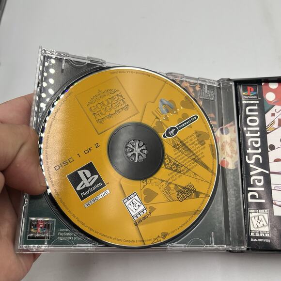 Golden Nugget PS1 Complete In Box Casino Game - Picture 5 of 8